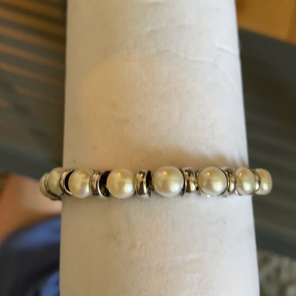 Pearl & sterling bracelet - Picture 2 of 4